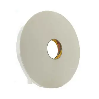 3M Doppelseitiges Polyethylenschaum-Klebeband 9546, Weiß, 25 mm x 66 m, 1.1 mm