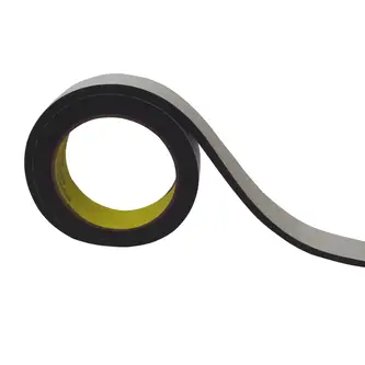 3M Einseitiges Vinyl-Schaumstoff-Klebeband 4714, Schwarz, 12 mm x 16.5 m, 6.4 mm