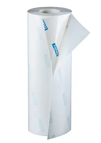 tesa Softprint 52115, Steel Master TP, 25m x 1380mm, Logo blau, Slitter, 430µm