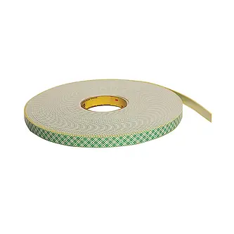 3M Doppelseitiges Urethanschaum-Klebeband 4026, Weiß, 15 mm x 33 m, 1.6 mm