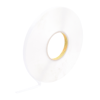 3M Doppelseitiges PE-Schaumstoff-Klebeband 4614F, Transparent, 19 mm x 33 m, 0.8 mm