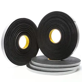 3M Einseitiges Vinyl-Schaumstoff-Klebeband 4516, Schwarz, 25 mm x 33 m, 1.6 mm