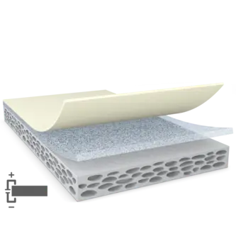 tesafix 62934, 50m x 1360mm, weiss, 800µm
